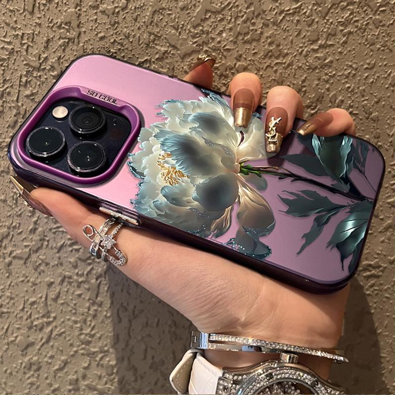 Phone Case Has Good Meaning Peony For iPhone 17 16e 16 15 14 13 12 11 Mini Pro Max XSMAX 8 7 Air Plus Anti Fall Matte Back Cover