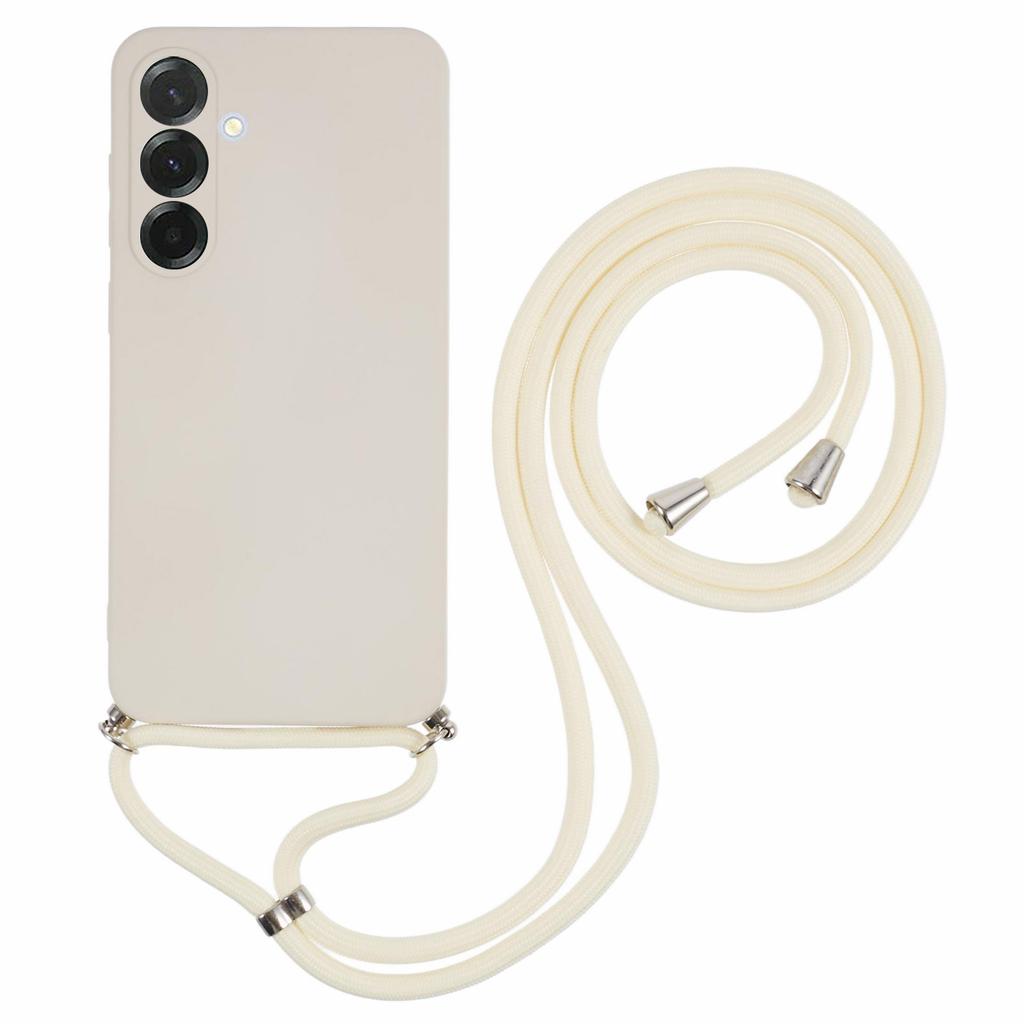 For Samsung Galaxy A36 5G Case Flexible TPU Fiber Lining Anti-Shock Crossbody Phone Cover