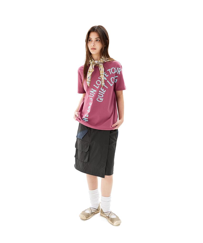 Sseonleobeutueo W Field Wrap Skirt Charcoal