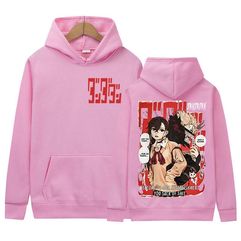 Japanese Anime Dandadan Okarun Graphic Hoody Men Women Casual Oversized Pullover Sweatshirt Fashion Harajuku Long Sleeve Hoodies