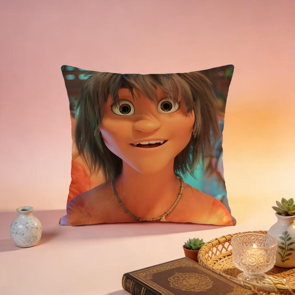 Popular TThe Croodsable Cushion Cover Premium SkinFriendly Pillow Case MultiPurpose for Home Office Travel