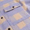 French Style Plaid Loose Wool Long Coat - Women's Elegant Temperament
