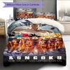 Cartoon Pattern Bedding Quilt Set Quilt Cover Pillowcase Home Decoration Birthday Gift (1 * Duvet Cover + 2 * Pillowcase, Without Core)