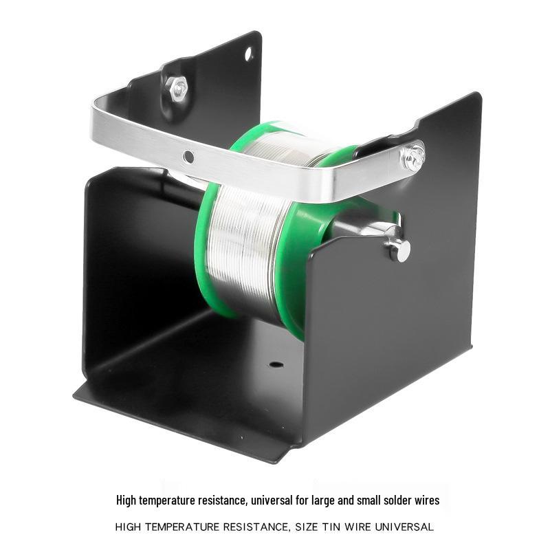 All-Metal Soldering Iron Holder with Thickened Tin Wire Rack and Handle