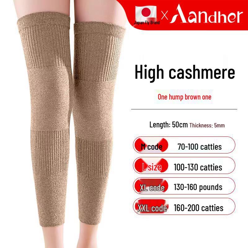 

Шерстяные наколенники для согрева суставов - Унисекс для пожилых людей, защита от холода с подогревом для осени и зимы XL