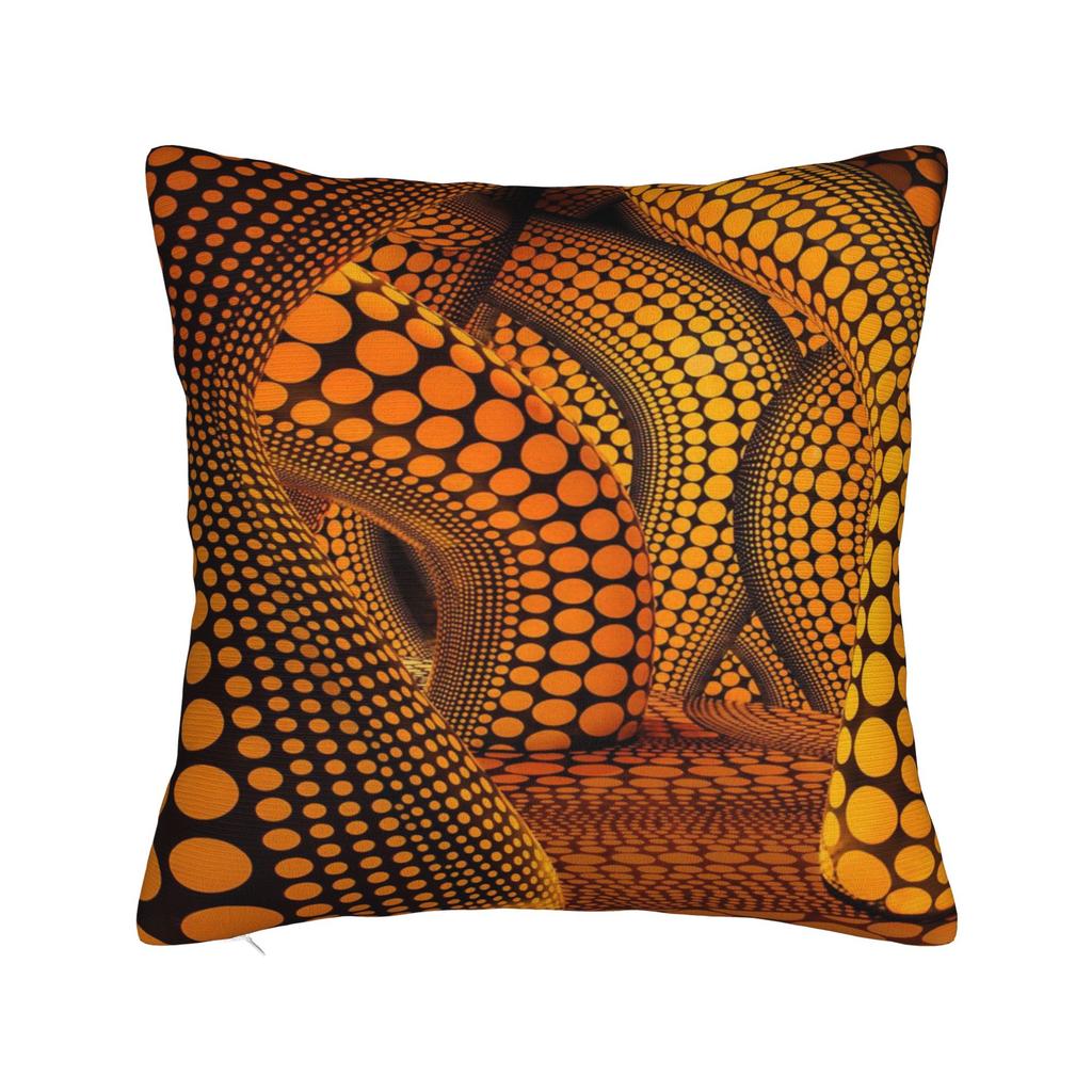 Yayoi Kusama Pillow Cover  Custom Cushion Cover Retro Trendy Pillow Case For Wedding Party Home Decor