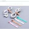 10PCS Cable Organizer Silicone Wire Binding Data Cable Tie Management Bobbin Winder Marker Holder Tape Lead Straps