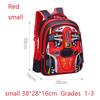 Wasserdicht Leicht 3D Auto Rucksack Kindergarten Kind Vorschule Rucksack Kleine Kinder Junge Mädchen Schultasche Grundschule Rot Blau