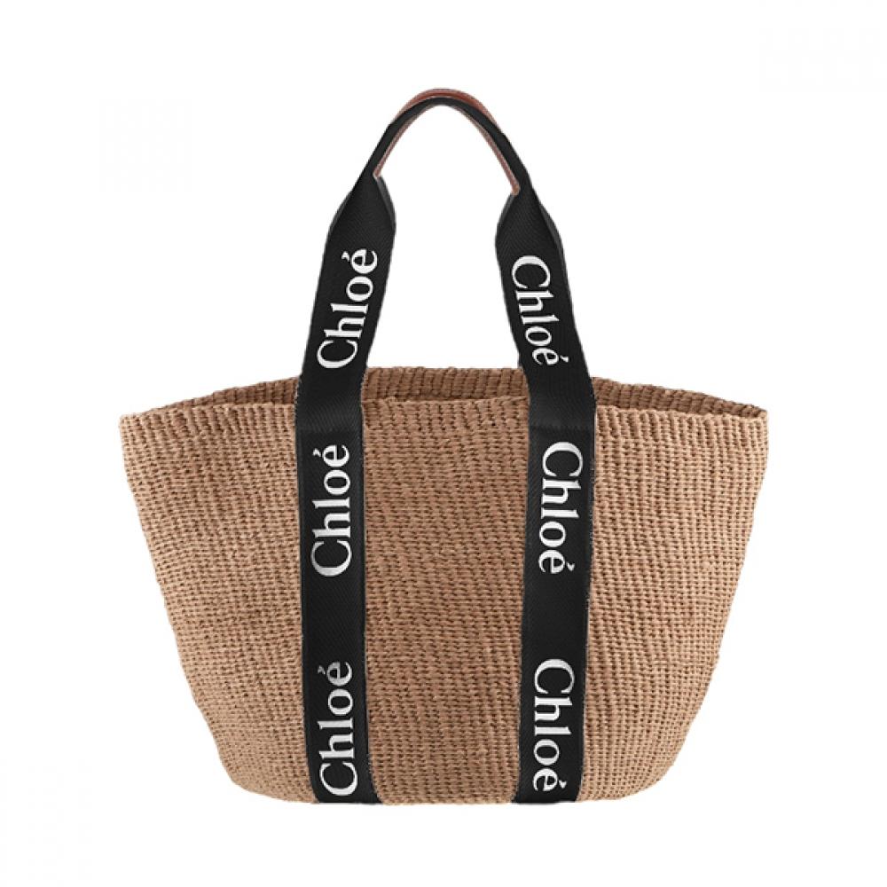 

Chloe Chc23as380l18 915 Woody Large Basket Tote CHC23AS380L18 915