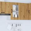 Vidaxl Kitchen Wall Cabinet with Doors, Kalmar, Artisan Oak