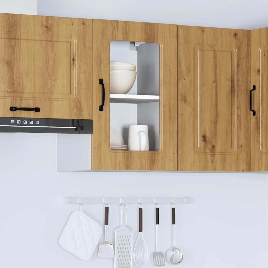 Vidaxl Kitchen Wall Cabinet with Doors, Kalmar, Artisan Oak