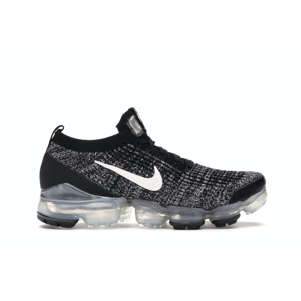 

Nike Мужские кроссовки Air VaporMax Flyknit 3 Oreo черный белый-металлик-серебристый AJ6900-002