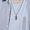 Odin's Spear Valknut Gungnir Viking Necklace For Men with Rune Symbol Raven’s of Odin Labradorite Norse Mythology Pagan Jewelry