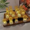 LED Candle Light Desktop Ambience Decoration Electronic Flameless Candles Light Home Bedroom Decoration