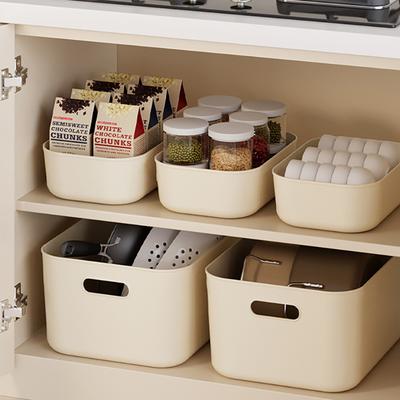 Stackable Storage Box With Lid, Makeup Organizer, Clothes Storage Container, Toy Snack Large Storage Box