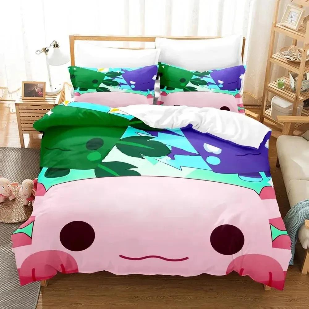 Cat Pet Simulator X Bedding Set Single Twin Full Queen King Size Aldult Bed Set Boys Bedroom Duvet Cover Sets Anime Bed Sheet Se