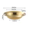 Stainless Steel Anti-Scald Thickened Bowl for Noodles, Rice, and Crawfish with Custom Logo.