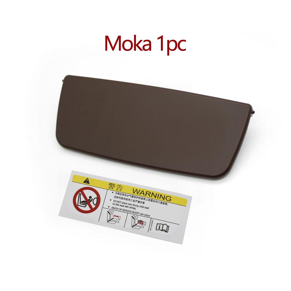Car Interior Sun Visor Vanity Mirror Cover For Porsche Boxster Cayman Carrera 911 981 982 991 982857551,982857551T,982857551AR Moka 1pc
