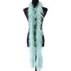 2 Meters/Bag South African Colorful Ostrich Feather Villus Fluff Bar Strip Dyed Pattern Performance Dress Hat Scarf