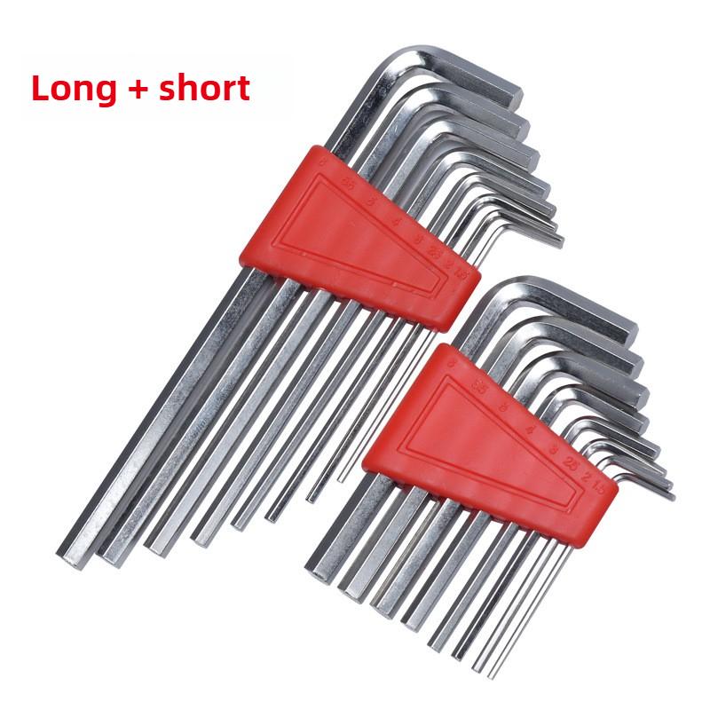 8pcs Allen Wrench Metric Wrench Inch Wrench L Wrenchs Size Allen Key Short Arm Tool Set Easy To Carry In The Pocket