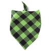 Dog Bandana Classic Plaid Pattern Fashion Dress Up Accessories Puppy Bib Pet
