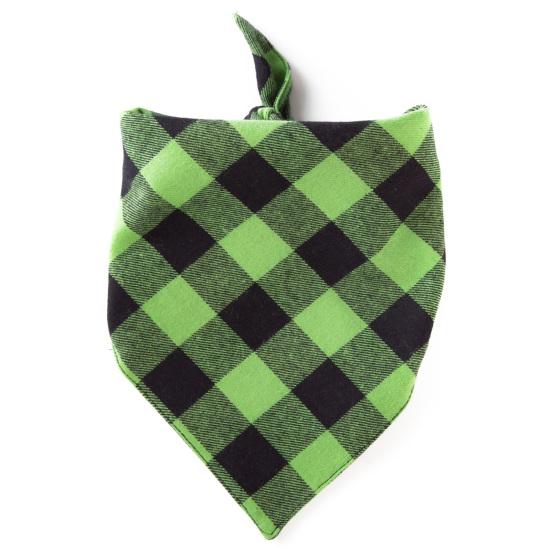 Dog Bandana Classic Plaid Pattern Fashion Dress Up Accessories Puppy Bib Pet