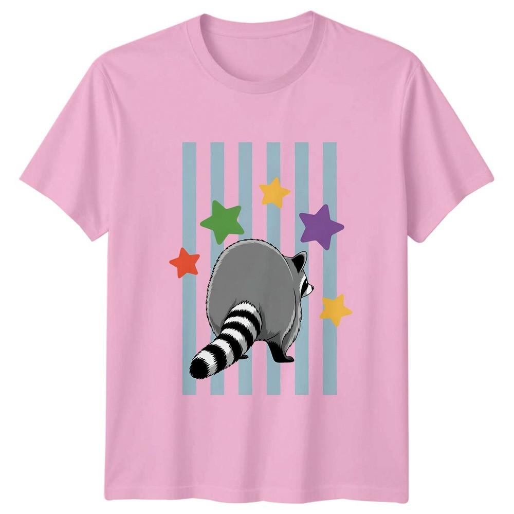 Stay Trashy TShirt Raccoon Animal Retro Birthday Gift For Him And Her