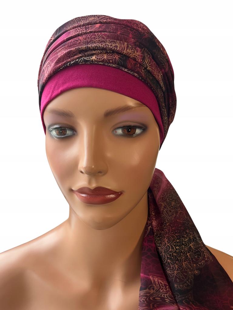 Wera 406-533 Women' Turban Shawl for Spring and Summer, Also After Chemotherapy