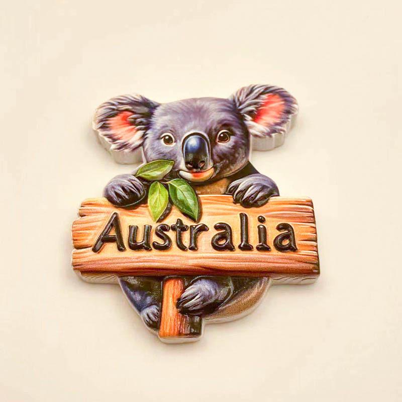 Sydney Opera House & Koala Souvenir Fridge Magnet - Australian Gift