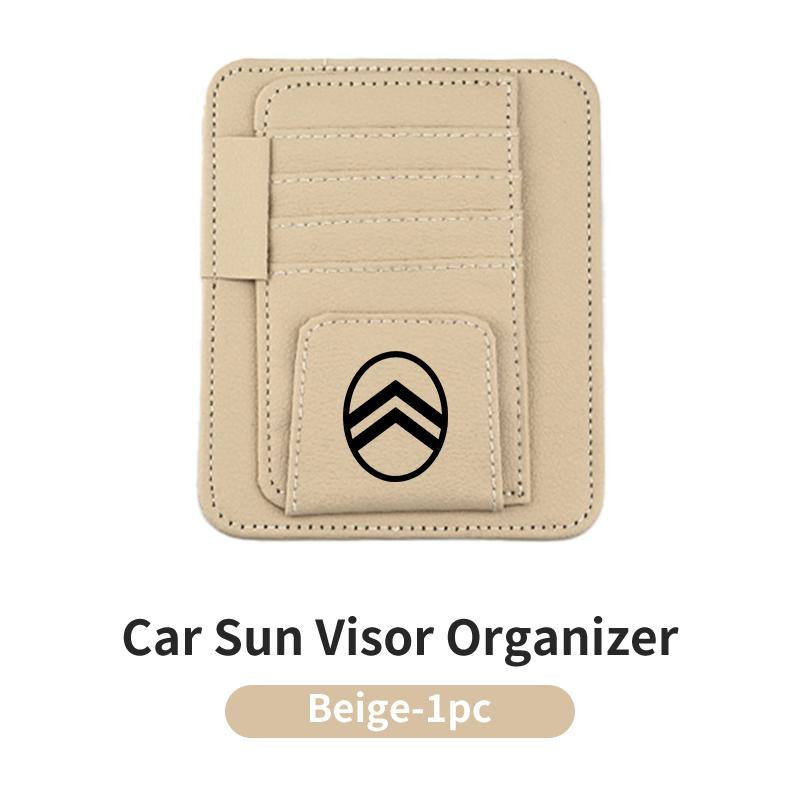 

Car Sun Visor Card Holder Multifunctional For Citroen C4 C3 C5 C1 C2 Berlingo Celysee Cactus Picasso Aircross Saxo