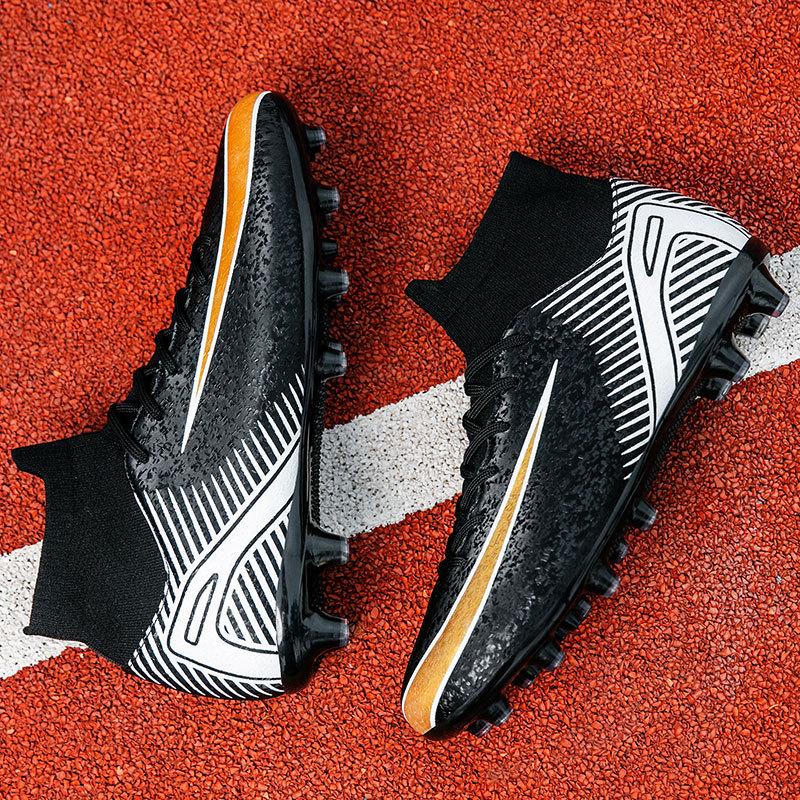 Neue große größe 35-47 kinder fußball schuhe männer und frauen lange nägel gebrochen nägel jugend student sport schuhe