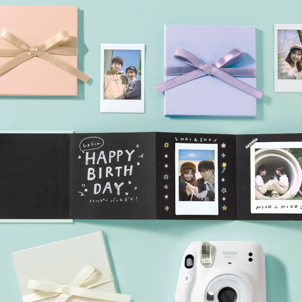 Iroha Publishing Instax Square Photo Block Album BLOCK ALBUM Instax Size Accordion Album [PINK BEIGE] GHAC-02