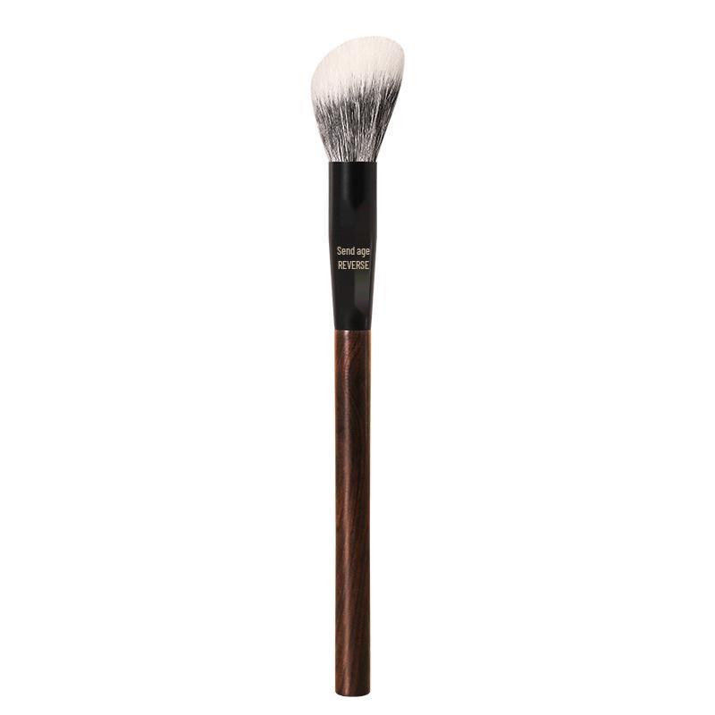 Sandalwood T34 Angled Dotting Blush Brush - Handmade Soft Anti-Aging Makeup Brush