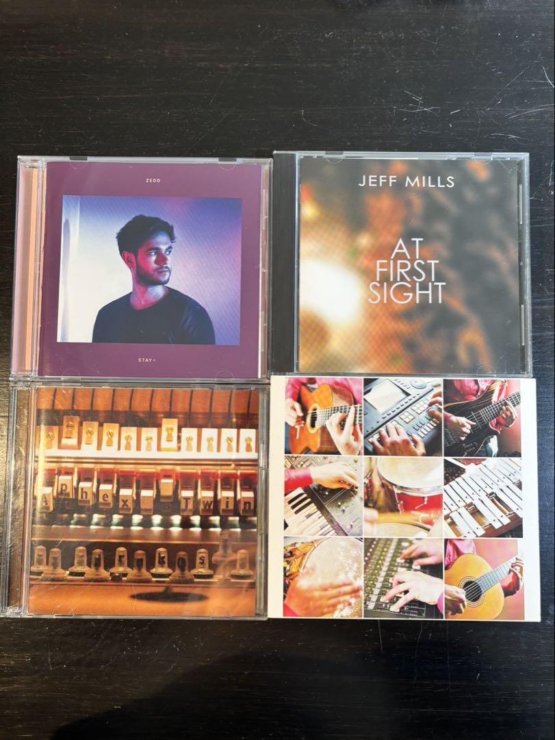 

[USED] Aphex Twin Square Pusher ZEDD Jeff Mills 4 CDs