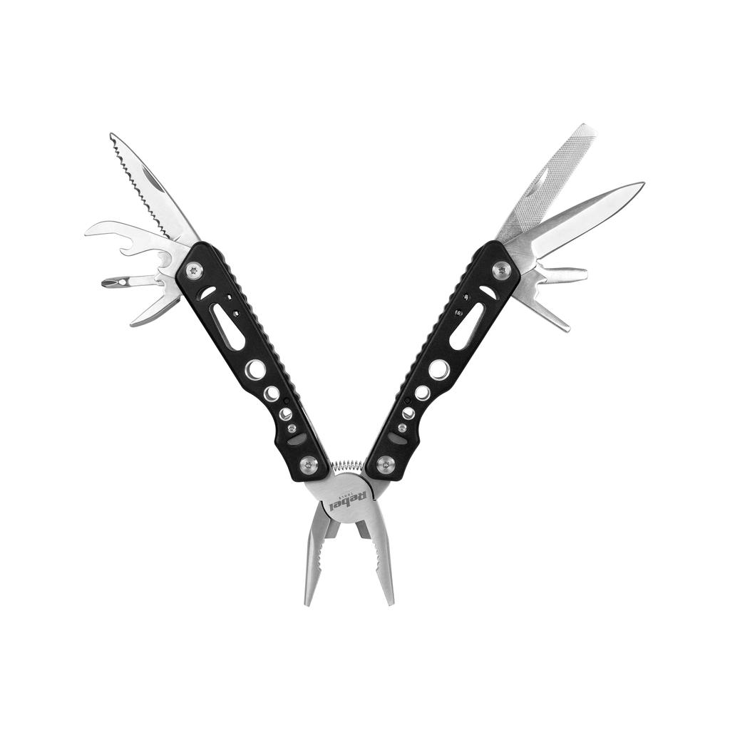 Rebel 10-in-1 Multitool Knife Opener Screwdriver