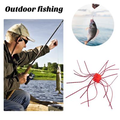 6 Pièces Leurres Souples Coulant Lentement Couleur Vive Flexible Résistant aux Morsures Réutilisables Leurres en Forme de Dé