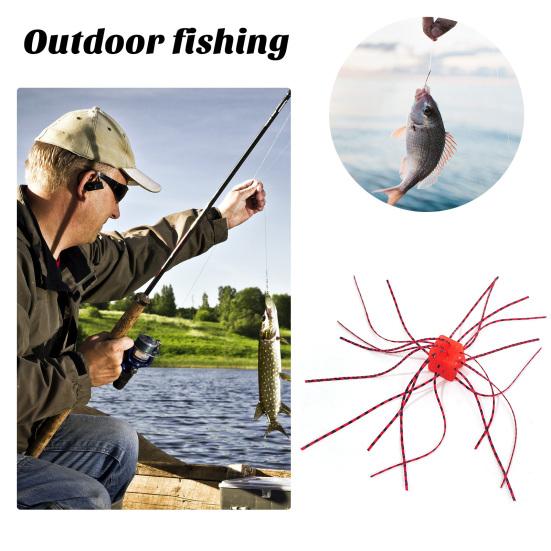 6Pcs Soft Baits Slow Sinking Bright Color Flexible Bite Resistant Reusable Dice-Shaped Baits