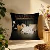 Trendy PPierce The Veilful Cushion Cover Versatile DoubleSided Pillow Case Fit for Sofa Bed Car  Daily Decor
