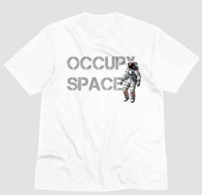 Occupy Space T-shirt da Astronauta Parodia Occupy Mars Scienza Galassia