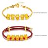 Gold-Plated Zodiac Dragon Red String Bracelet