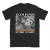 Unisex TShirt Punch Monkey Team Punch Monkey Team Punch Pure Cotton Tee Shirt Short Sleeve  T Shirts Round Neck Clothes