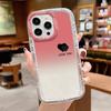 Black love applies to iPhone17ProMax mobile phone case 14 Apple 13 transparent 12/15 all-inclusive fine hole 16