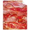 Bacon Throw Blanket Soft Warm Flannel Couch Cover For Men Women  Funny Food Gift Home Textile