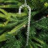 12PCS Crystal Clear Christmas Ornaments Acrylic Snowflake Icicles Pendants Winter Party Holiday Xmas Tree Hanging Decorations