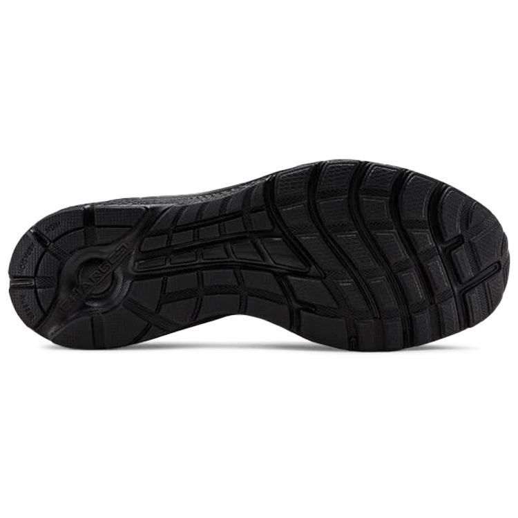 Under Armour Charged Escape 3 Gewebte Stoßdämpfende Reflektierende Niedrige Marathon-Laufschuhe Herren Sneaker Schwarz Gold 3021949-005