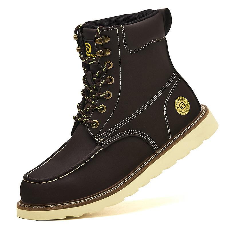 High-Top Steel Toe Work Boots: Anti-Smash