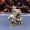Chinese Zodiac Horse Statue Brass Horse Desktop Decoration Living Room Tea Table Sculpture Metal Craft Home Decorations