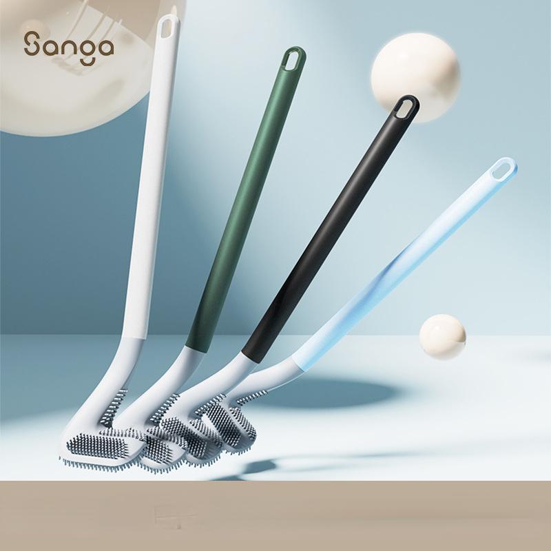

Щетка для унитаза Xiangjia Golf, домашний туалет, мягкая щетка для унитаза с длинной ручкой, чистящая щетка настенного типа без перфорации