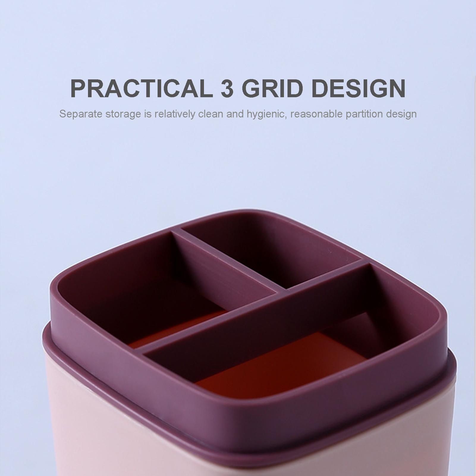 

Держатель для зубной пасты Стакан для зубной щетки Портативный контейнер для зубной щетки Дорожный чехол для электрической зубной щетки Хранилище для зубной нити темно-синий