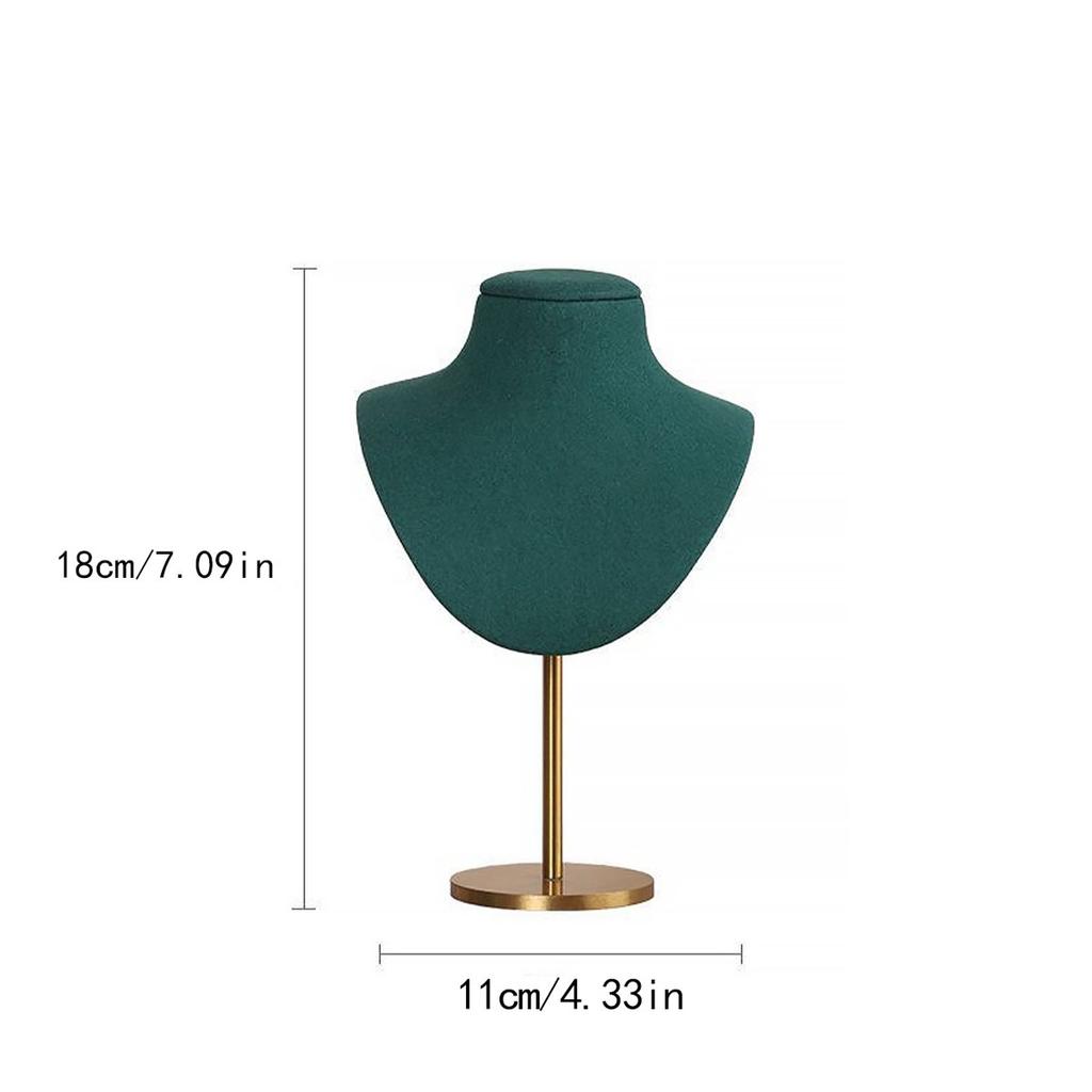 Jewelry Stand Display Necklace Holder T-Bar Plated Metal Tabletop Jewelry Organizer Tower for Show Jewelry Hanging Pendant